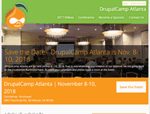 Tablet Screenshot of drupalcampatlanta.com